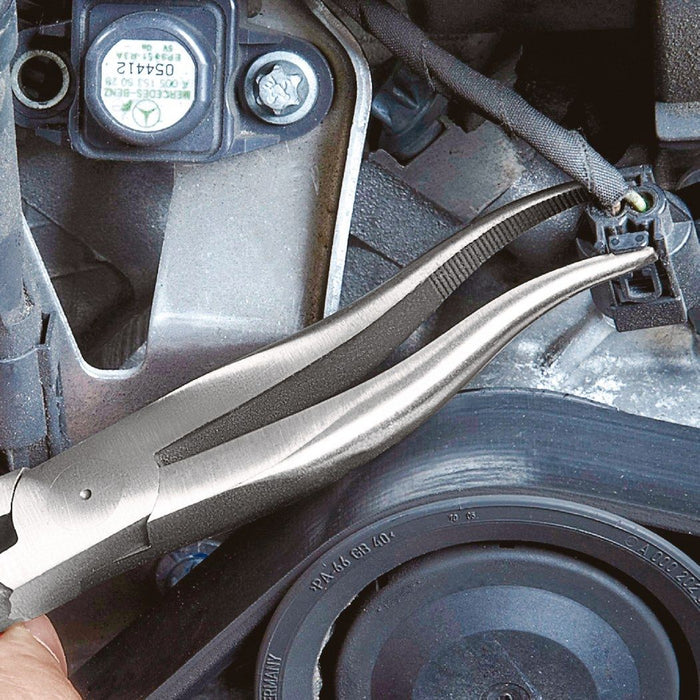 Knipex povijena poluobla mehaničarska klešta 200mm (38 31 200)