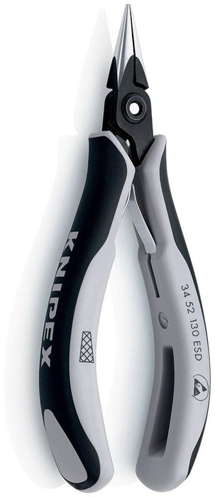 Knipex precizna klešta za elektroniku sa poluokruglim čeljustima 130mm (34 52 130 ESD)