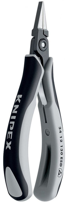 Knipex precizna klešta za elektroniku sa ravnim čeljustima 135mm (34 12 130 ESD)