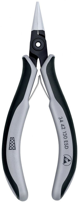 Knipex precizna klešta za elektroniku sa ravnim čeljustima 135mm (34 42 130 ESD)