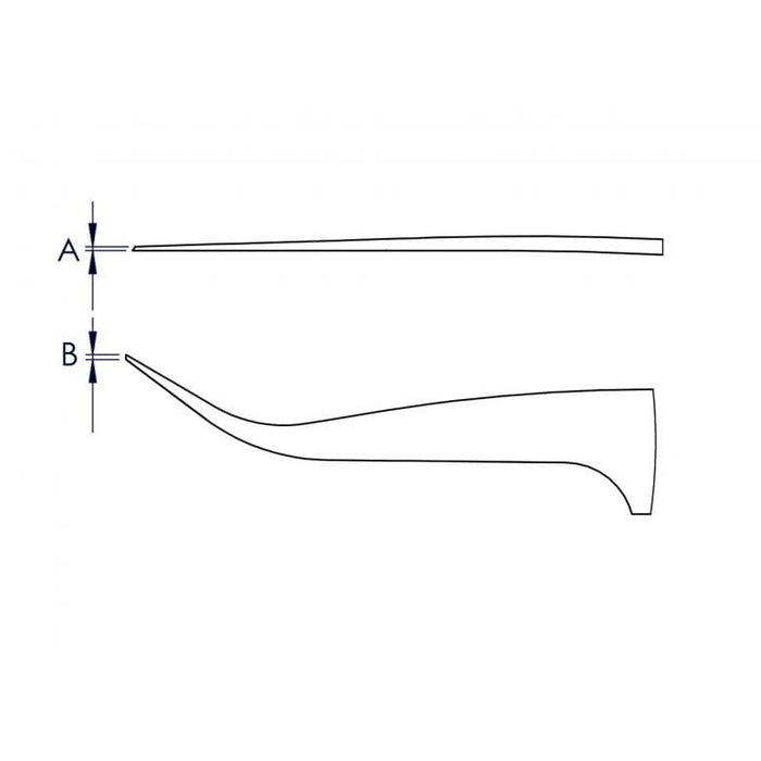 Knipex precizna špic pinceta - igličasta pod 45° (92 31 01)