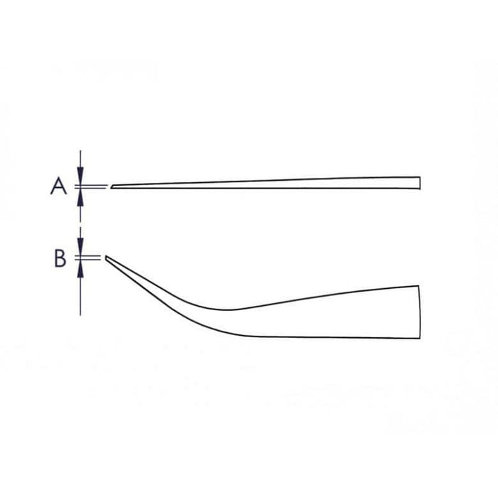 Knipex precizna špic pinceta sa izmenjivim ESD vrhovima pod 60° (92 81 03)