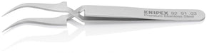 Knipex precizna špicasta ukrštena pinceta za automatsko držanje 115mm - pod 45° (92 91 03)
