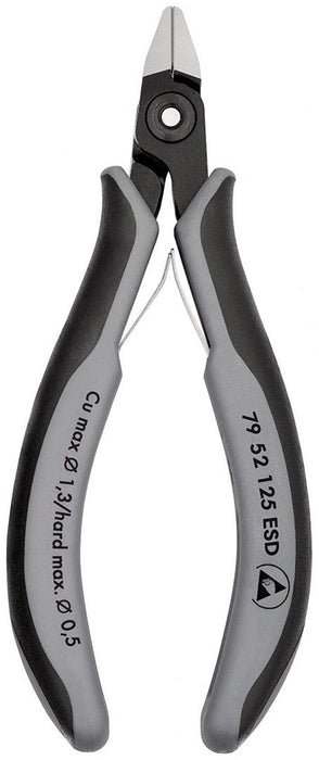 Knipex precizne kose sečice za elektroniku - sa stezaljkom 125mm (79 52 125 ESD)