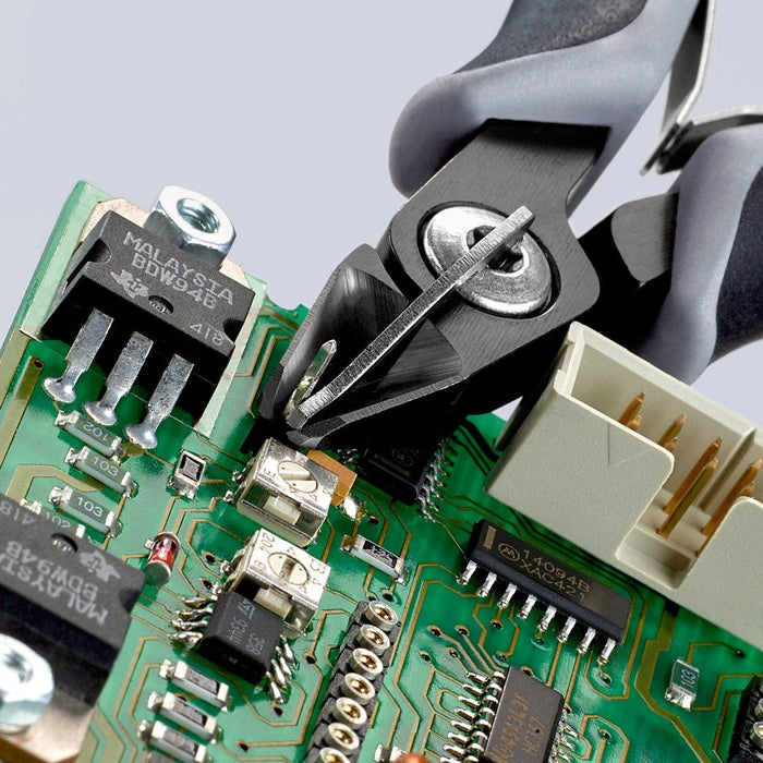 Knipex precizne kose sečice za elektroniku - sa stezaljkom 125mm (79 52 125 ESD)