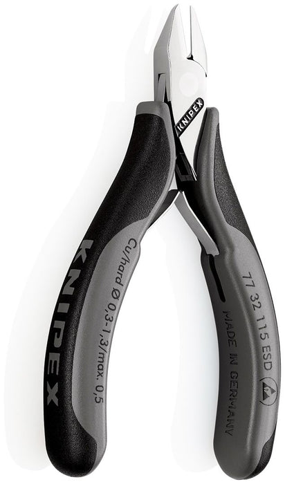 Knipex precizne kose sečice za elektroniku - sa oprugom 115mm (77 32 115 ESD)