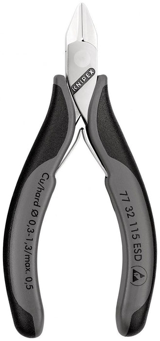Knipex precizne kose sečice za elektroniku - sa oprugom 115mm (77 32 115 ESD)