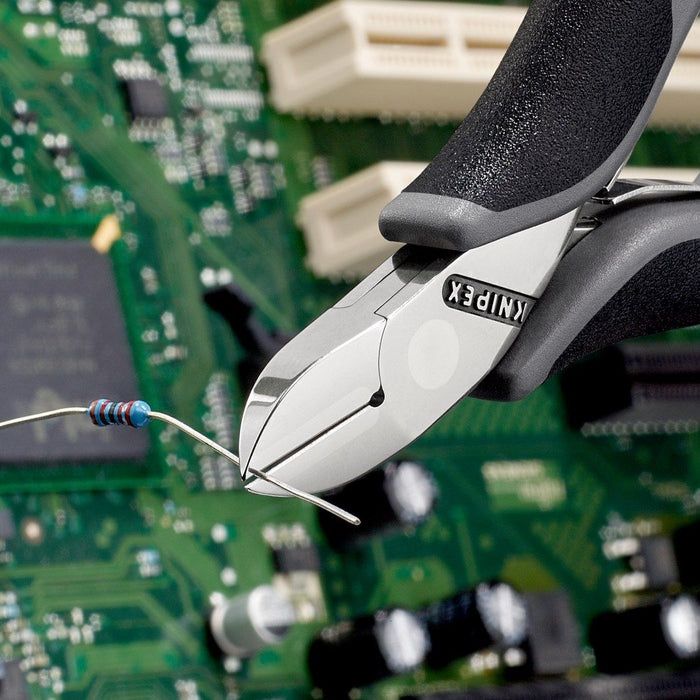 Knipex precizne kose sečice za elektroniku sa oprugom 115mm (77 02 115 ESD)