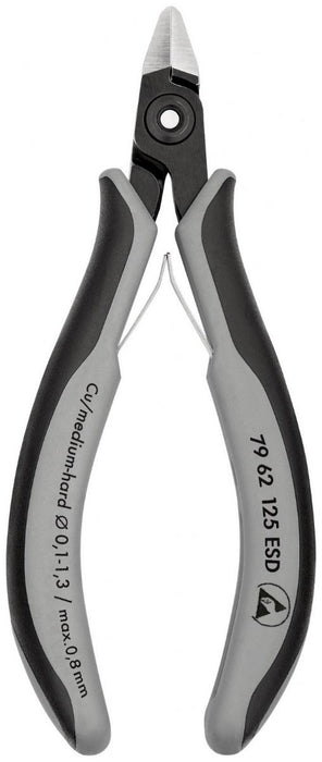 Knipex precizne kose sečice za elektroniku - sa stezaljkom 125mm (79 62 125 ESD)