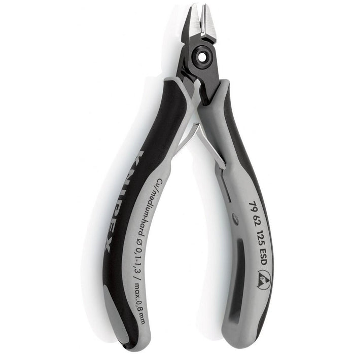 Knipex precizne kose sečice za elektroniku - sa stezaljkom 125mm (79 62 125 ESD)