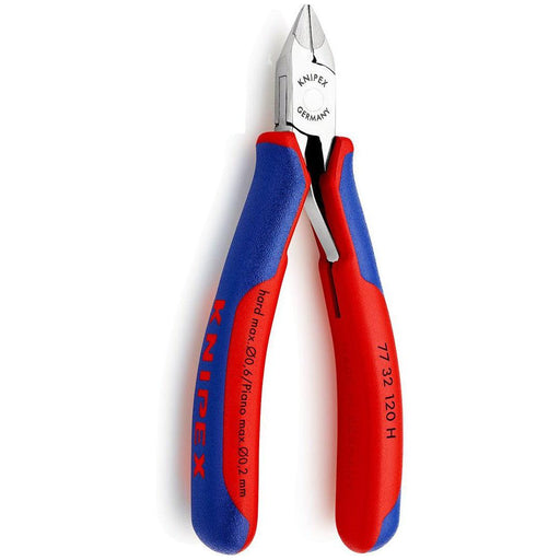 Knipex precizne kose sečice za elektroniku sa umetnutom oštricom od tvrdog metala 120mm (77 32 120 H)