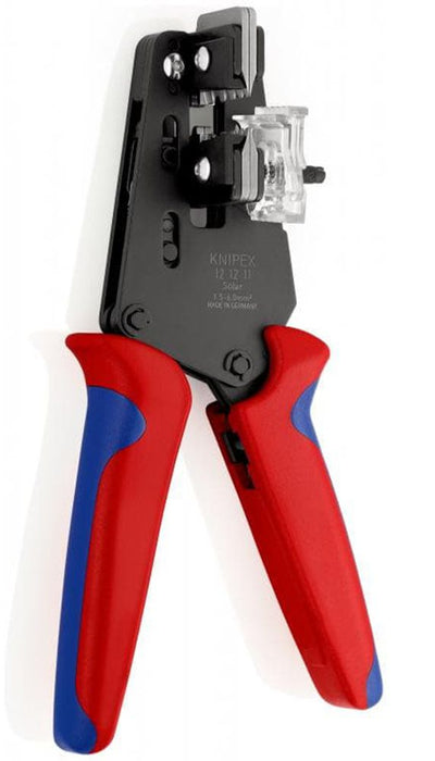 Knipex precizni skidač izolacije sa profilnim noževima - za solarne kablove 1,5 - 6,0 mm² (12 12 11)