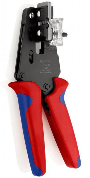 Knipex precizni skidač izolacije sa profilnim noževima - za solarne kablove 1,5 - 6,0 mm² (12 12 11)
