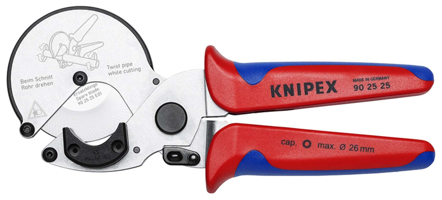 Knipex rezač za plastične i kompozitne cevi do Ø26mm (90 25 25)