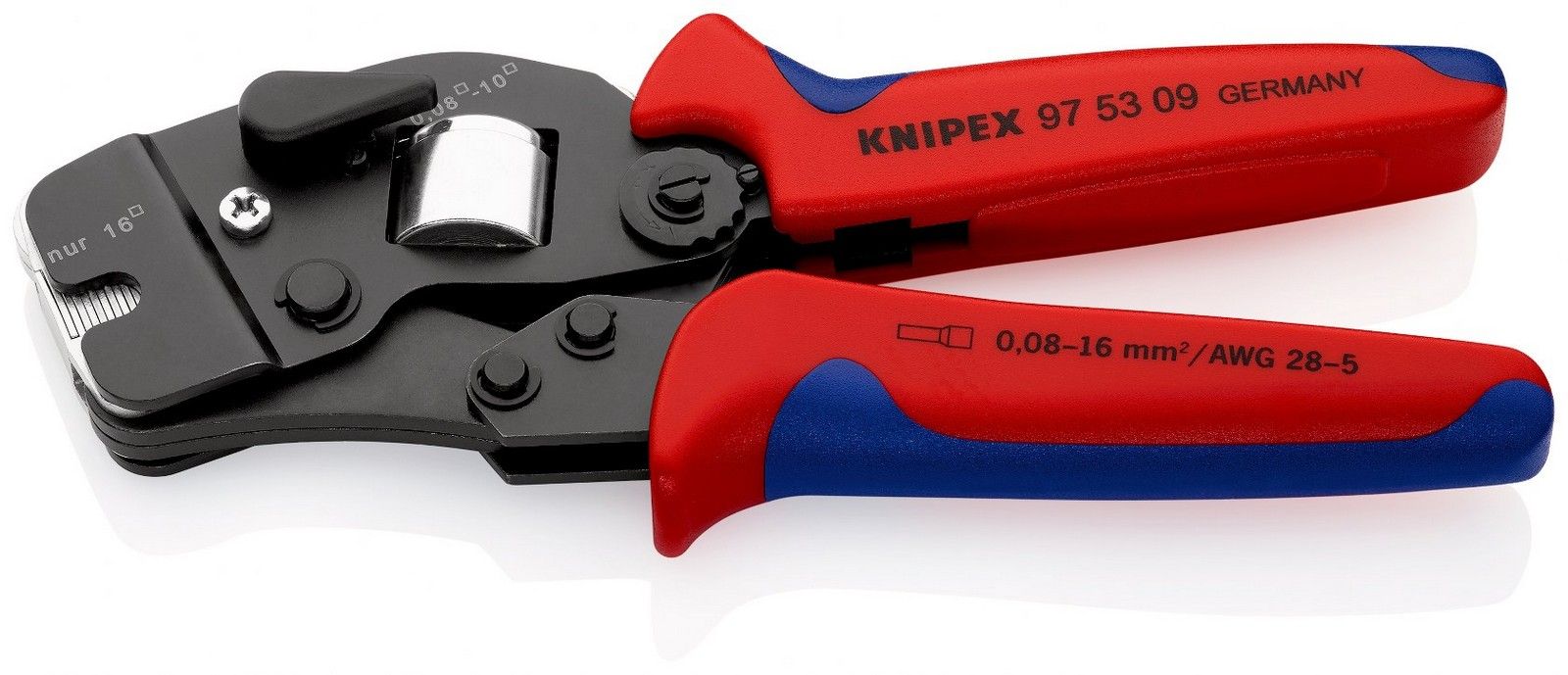 Knipex samopodešavajuća klešta za krimpovanje za hilzne 0,08 - 10 / 16 mm² (97 53 09)