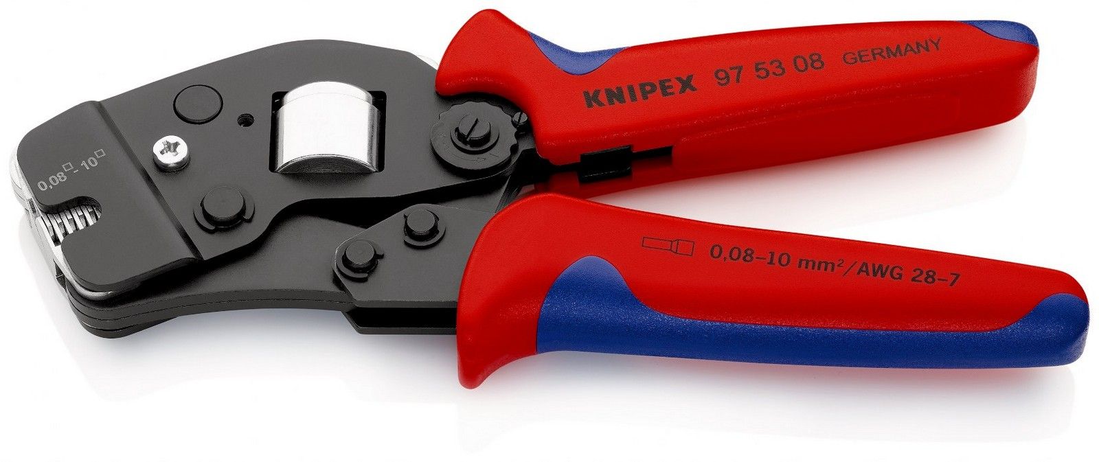 Knipex samopodešavajuća klešta za krimpovanje za hilzne 0,08 - 10mm² (97 53 08)