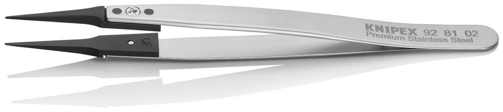 Knipex precizna špic pinceta sa izmenjivim ESD vrhovima (92 81 02)