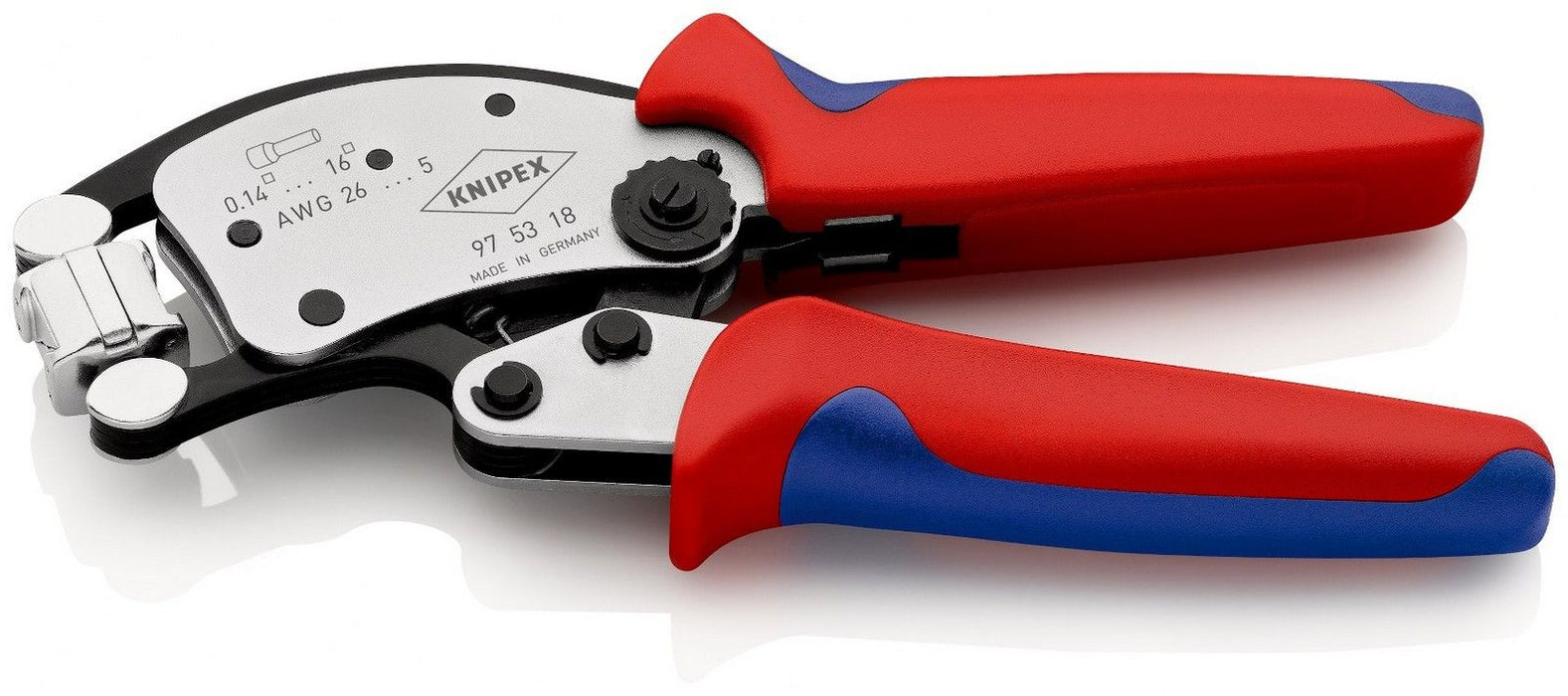Knipex Twistor16® samopodešavajuća klešta za krimpovanje za hilzne 0,14 - 16mm² (97 53 18)