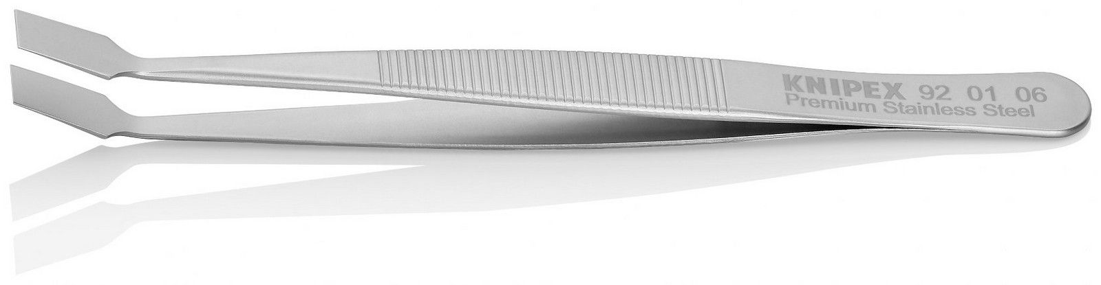 Knipex univerzalna kriva pljosnata pinceta 120mm pod 30° (92 01 06)
