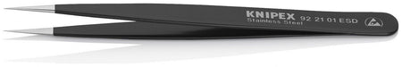 Knipex univerzalna precizna špicasta pinceta ESD 125mm (92 21 01 ESD)