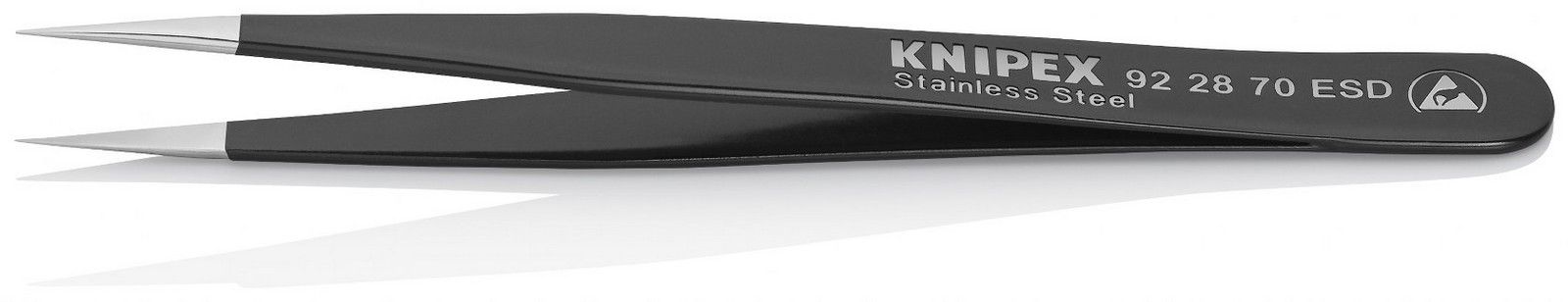 Knipex univerzalna precizna špicasta pinceta ESD 110mm (92 28 70 ESD)
