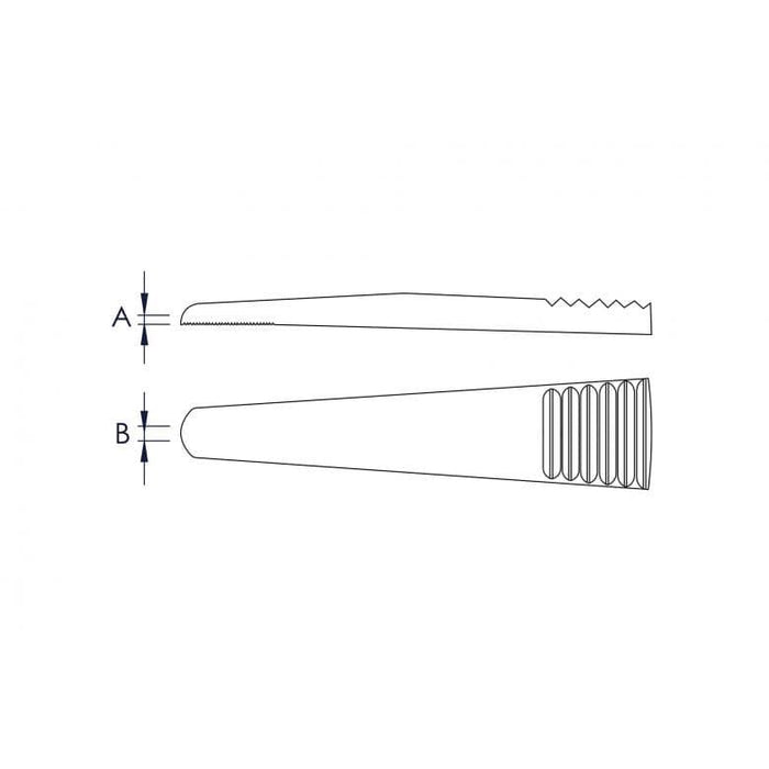 Knipex univerzalna tupa pinceta ESD 145mm (92 78 77 ESD)