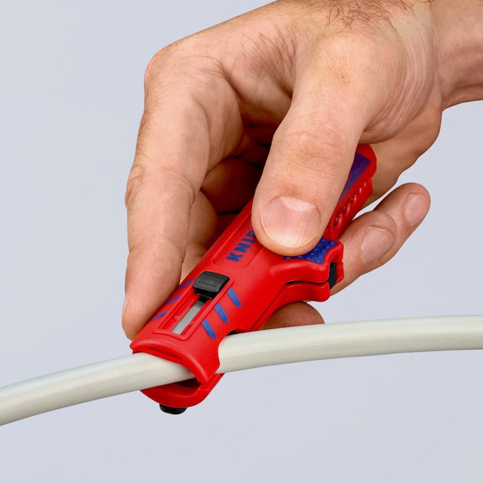 Knipex univerzalni alat za skidanje izolacije sa nožem za uzdužno rezanje - u blister pakovanju (16 85 125 SB)