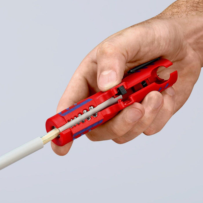 Knipex univerzalni alat za skidanje izolacije sa nožem za uzdužno rezanje - u blister pakovanju (16 85 125 SB)