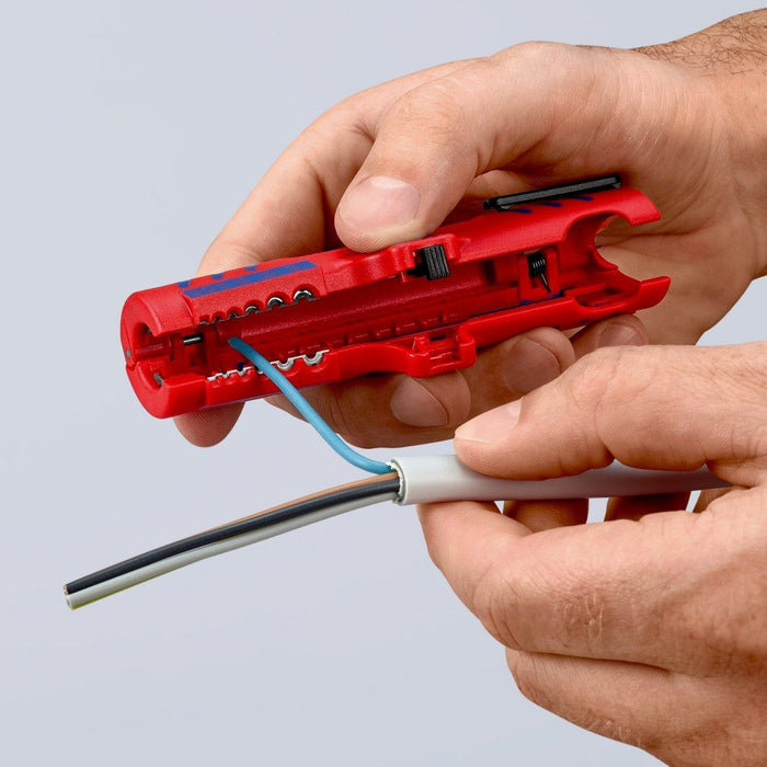 Knipex univerzalni alat za skidanje izolacije sa nožem za uzdužno rezanje - u blister pakovanju (16 85 125 SB)