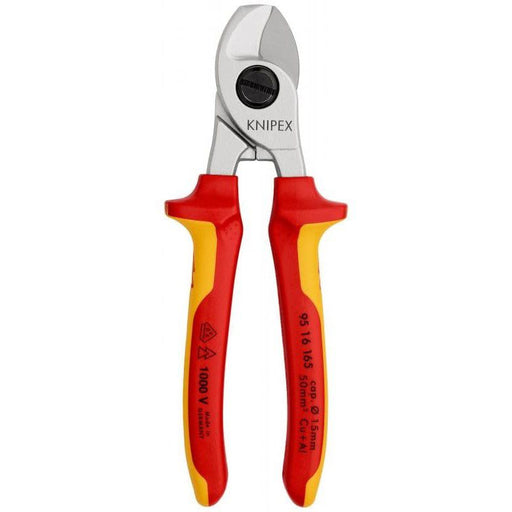 Knipex VDE izolovane makaze za kablove 165mm - hromirane (95 16 165)