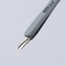 Knipex zakrivljena ESD precizna pinceta sa gumiranim ručkama (92 31 10 ESD)