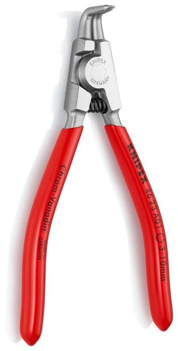 Kriva hromirana Knipex zeger klešta za spoljašnje sigurnosne prstenove 125mm - pod 90° (46 23 A01)