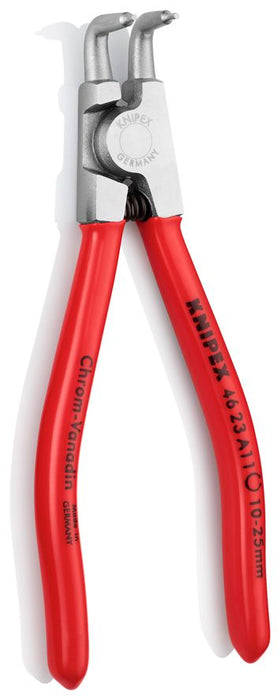 Kriva hromirana Knipex zeger klešta za spoljašnje sigurnosne prstenove 125mm - pod 90° (46 23 A11)