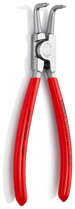 Kriva hromirana Knipex zeger klešta za spoljašnje sigurnosne prstenove 170mm - pod 90° (46 23 A21)