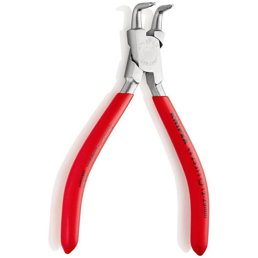 Kriva hromirana Knipex zeger klešta za unutrašnje sigurnosne prstenove 130mm - pod 90° (44 23 J11)