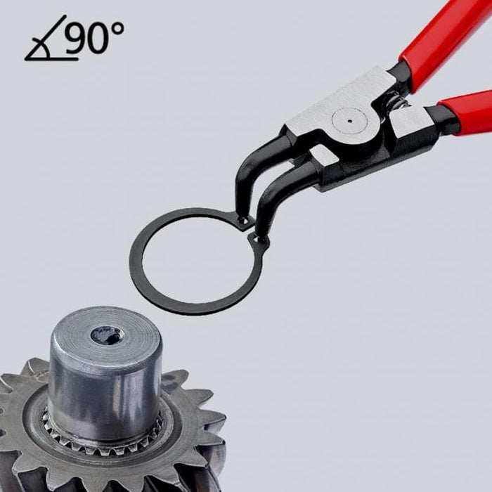 Kriva Knipex klešta za spoljašnje sigurnosne prstenove 170mm - pod 90° (46 21 A21)