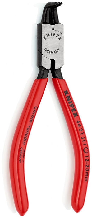 Kriva Knipex zeger klešta za unutrašnje sigurnosne prstenove 130mm - pod 90° (44 21 J11)