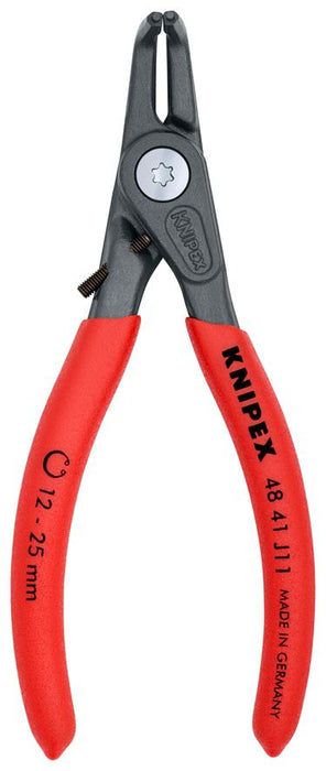 Kriva Knipex zeger klešta za unutrašnje sigurnosne prstenove sa graničnikom 130mm - pod 90° (48 41 J11)