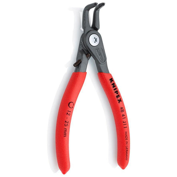 Kriva Knipex zeger klešta za unutrašnje sigurnosne prstenove sa graničnikom 130mm - pod 90° (48 41 J11)