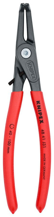 Kriva Knipex zeger klešta za unutrašnje sigurnosne prstenove sa graničnikom 210mm - pod 90° (48 41 J31)
