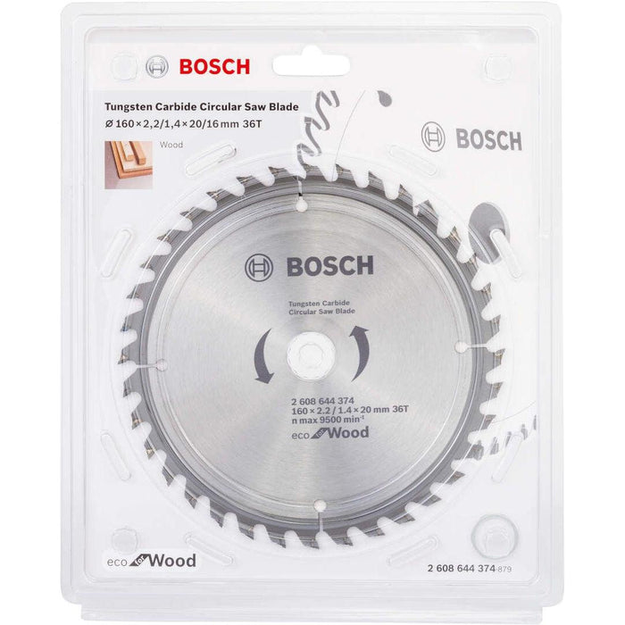 List testere 160x2,2x20 /36 zuba Bosch Eco for Wood - 2608644374