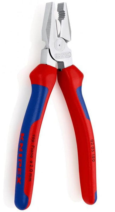 Ojačana Knipex kombinovana klešta 180mm - hromirana (02 05 180)