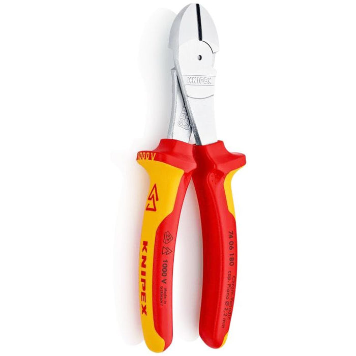 Ojačane Knipex kose izolovane sečice 1000V VDE - u blister pakovanju (74 06 180 SB)