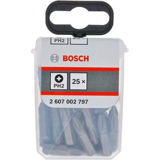 PH2 25mm bitovi u Tic Tac pakovanju 25kom Extra Hard Bosch - 2607002797