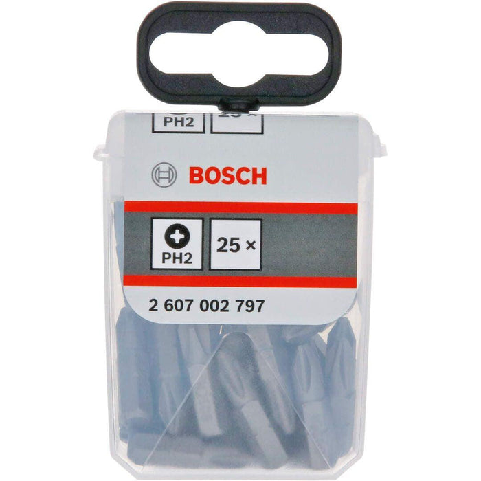 PH2 25mm bitovi u Tic Tac pakovanju 25kom Extra Hard Bosch - 2607002797