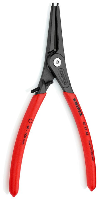 Precizna Knipex zeger klešta za spoljašnje sigurnosne prstenove sa graničnikom 225mm (49 31 A3)