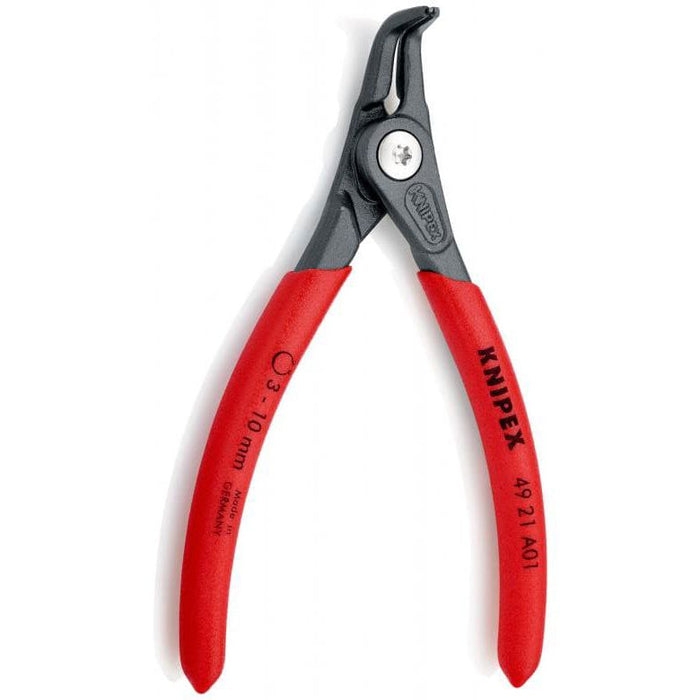 Precizna kriva Knipex zeger klešta za spoljašnje sigurnosne prstenove 210mm - pod 90° (49 21 A01)