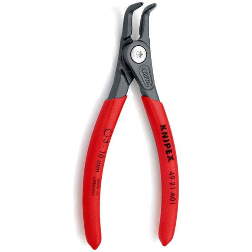 Precizna kriva Knipex zeger klešta za spoljašnje sigurnosne prstenove 210mm - pod 90° (49 21 A01)