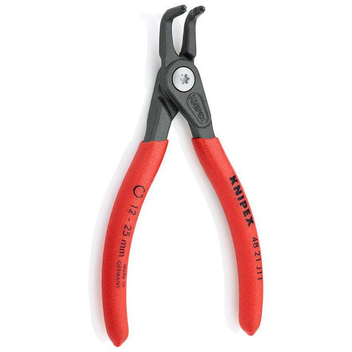 Precizna kriva Knipex zeger klešta za unutrašnje sigurnosne prstenove 130mm - od 90° (48 21 J11)