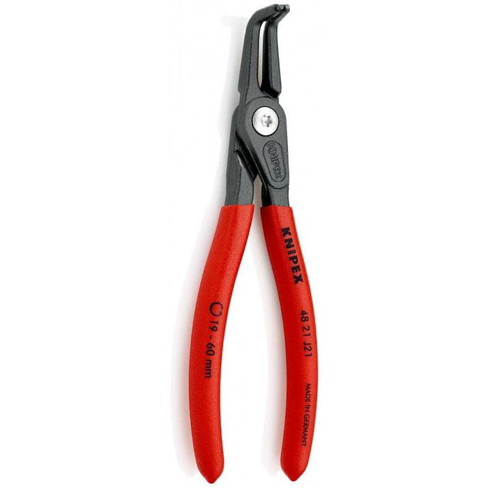 Precizna kriva Knipex zeger klešta za unutrašnje sigurnosne prstenove 170mm - pod 90° (48 21 J21)